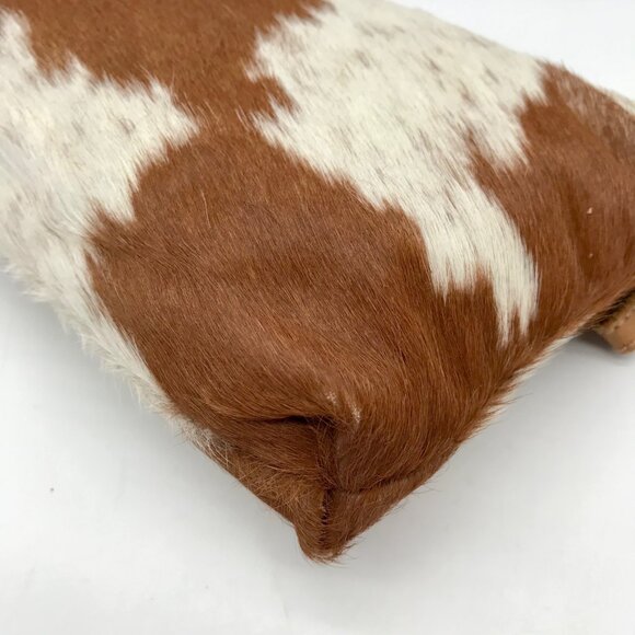 Myra Bag Snowy & Cocoa Hairon Pouch - Picture 8 of 10